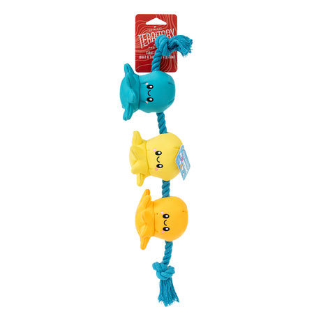 Territory Dog Toy Critters on Rope Tug 19"