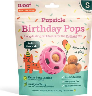 Woof Pupscile Birthday Pops Small