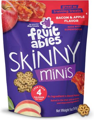 Fruitables: Skinny Minis 5oz Bag - Bacon & Apple Flavor