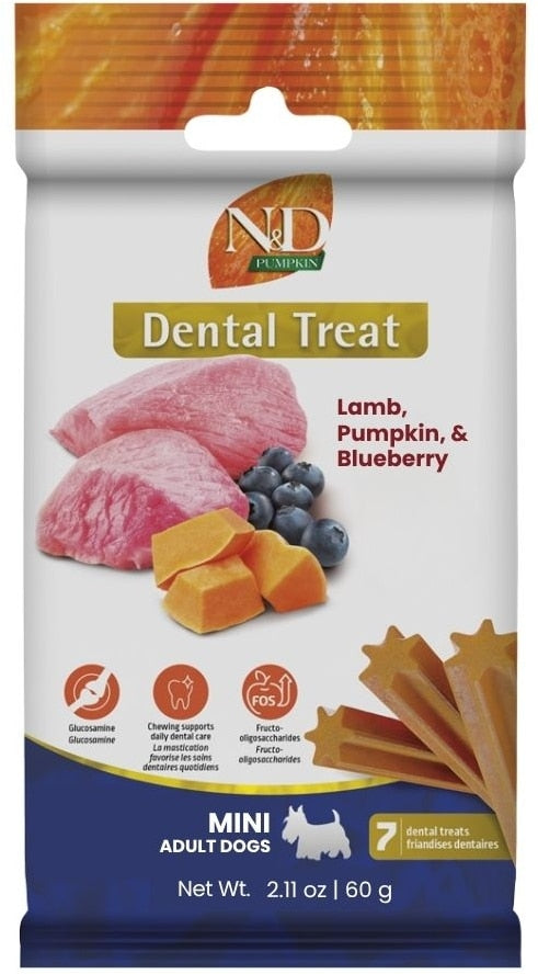Farmina N&D: Dog Dental Treats - Lamb & Blueberry