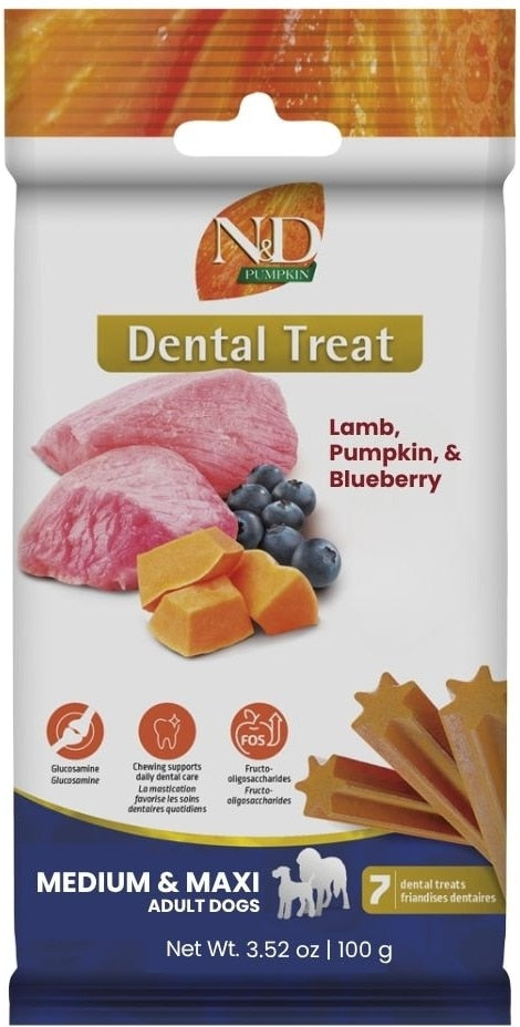 Farmina N&D: Dog Dental Treats - Lamb & Blueberry