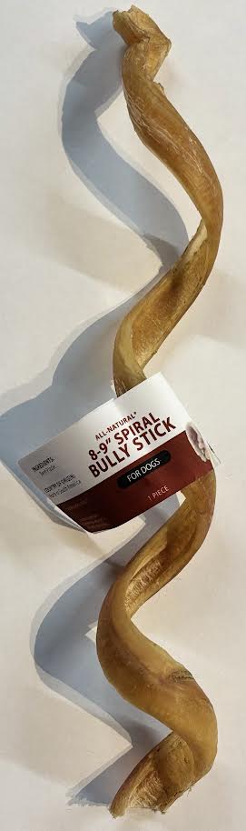 Pawradise: 8-9" Spiral Bully Stick