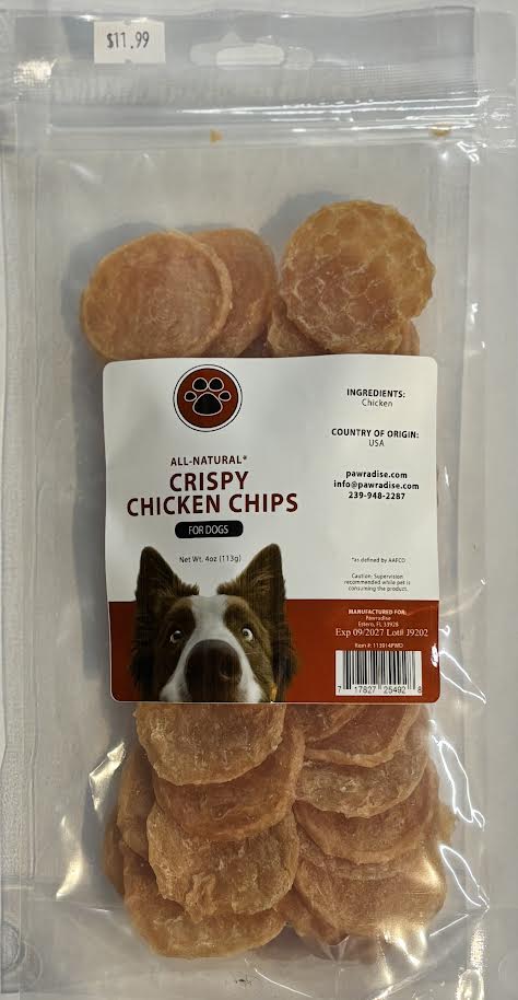 Pawradise: Crispy Chicken Chips Bag