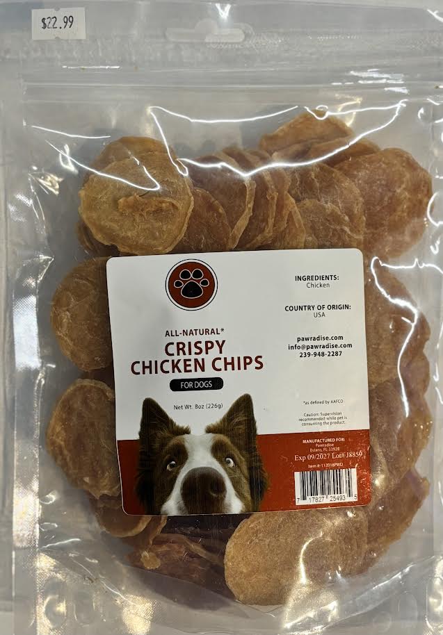 Pawradise: Crispy Chicken Chips Bag