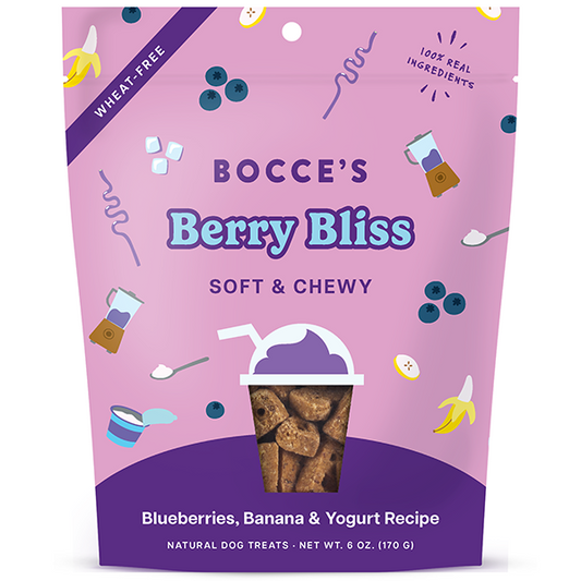 Bocce's Dog Soft & Chewy Berry Bliss 6 oz