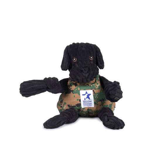 HuggleHounds Warrior Canine Connection, Black Lab Luke Knottie Large