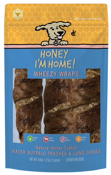 Honey I'm Home! Honey Coated Buffalo 10" Wheezy Wraps