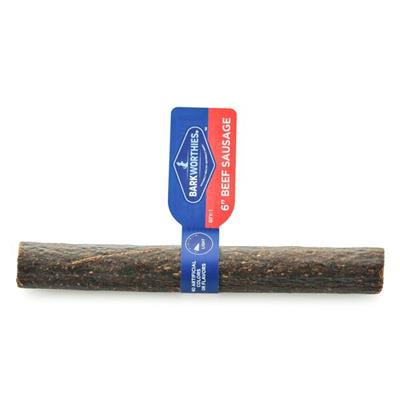 Barkworthies: Beef Sausage 6"