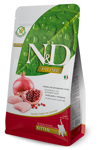 Farmina: N&D Prime - Chicken and Pomegranate Recipe 3.3lb Kitten Food