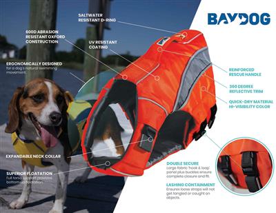 Bay Dog Life Vest Extra Large