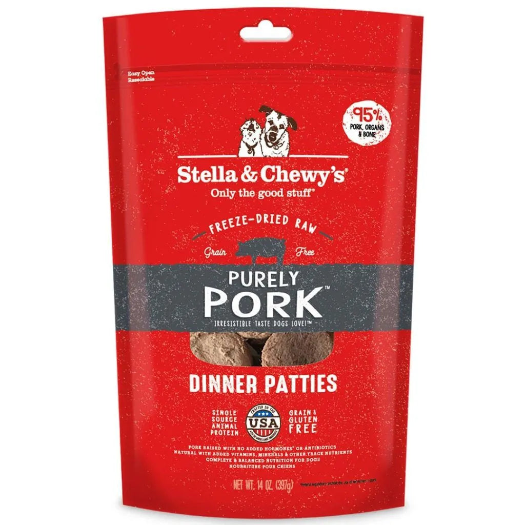 Purely Pork Freeze-Dried Raw Dinner Patties