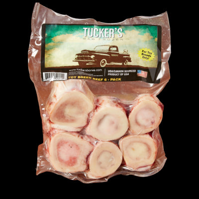 Tuckers: Raw Frozen Toy Breed Beef 6-Pack