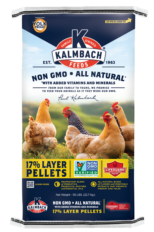 Kalmbach 17% Layer Pellets (Non-GMO) 50 lb