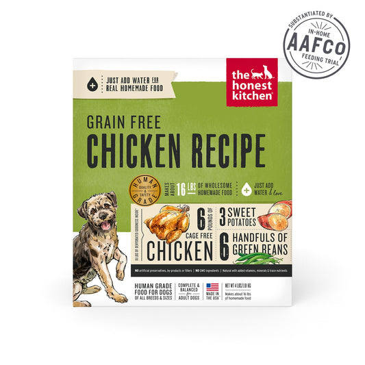 The Honest Kitchen: Grain Free Chicken Recipe 4lb Box