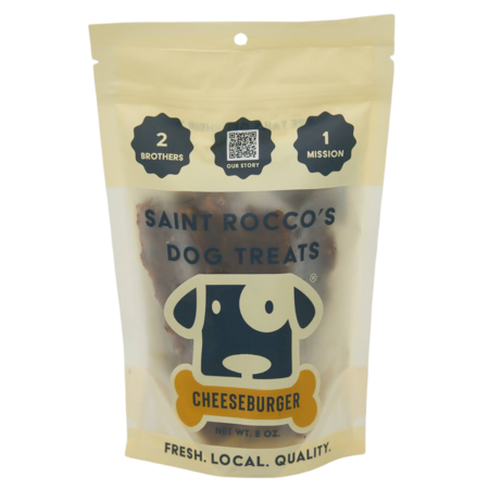 Saint Rocco's Dog Treat Cheeseburger 3 oz