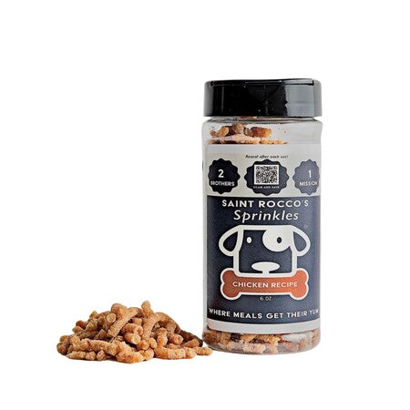 Saint Rocco's Dog Topper Chicken Sprinkles 6 oz