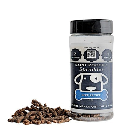 Saint Rocco's Dog Topper Beef Sprinkles 6 oz