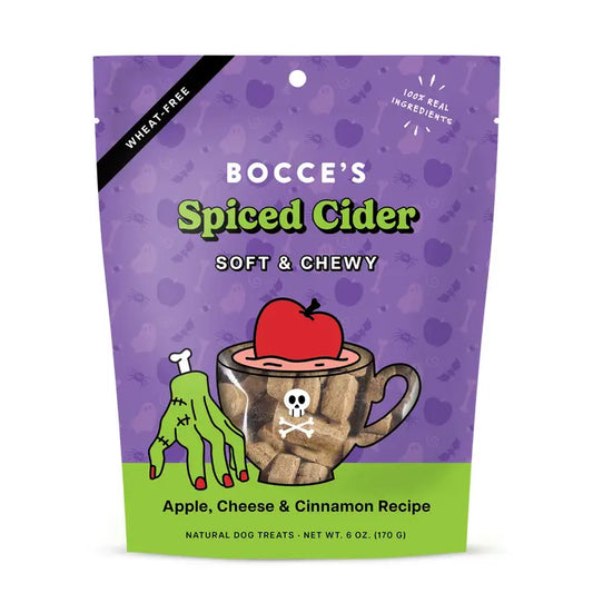 Bocce's Dog Treat Halloween Soft & Chewy Spiced Cider 6 oz