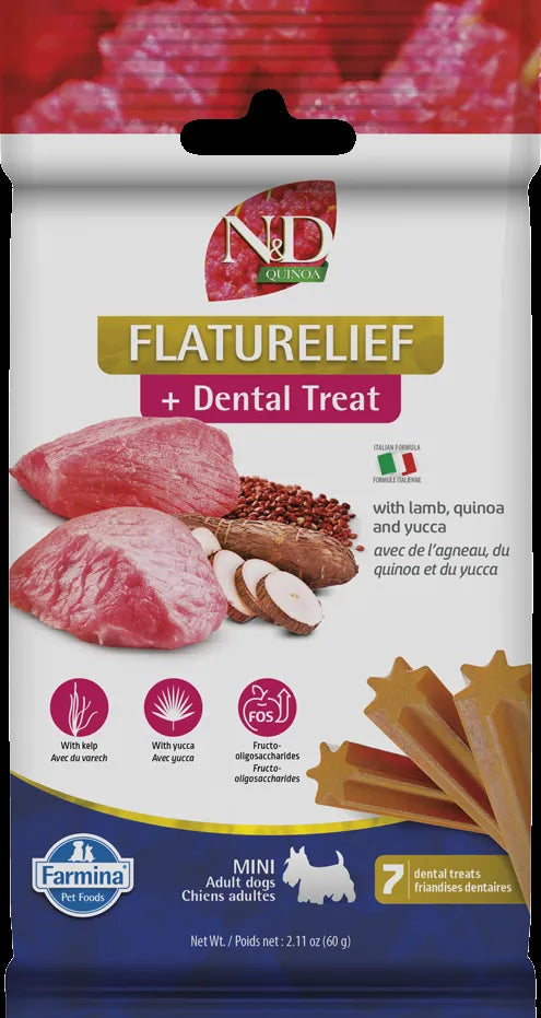 FARMINA ND Dog Treat Quinoa Flatulence MINI 2.1 oz