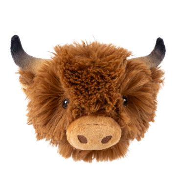 Tall Tails: 2-in-1 Fetch Ball Dog Toy - Highland Cow