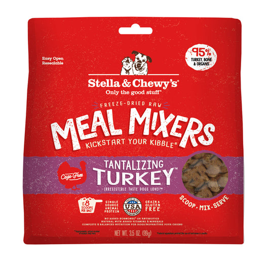 Stella & Chewy's: Freeze- Dried Raw Meal Mixers - Tantalizing Turkey 3.5oz Bag