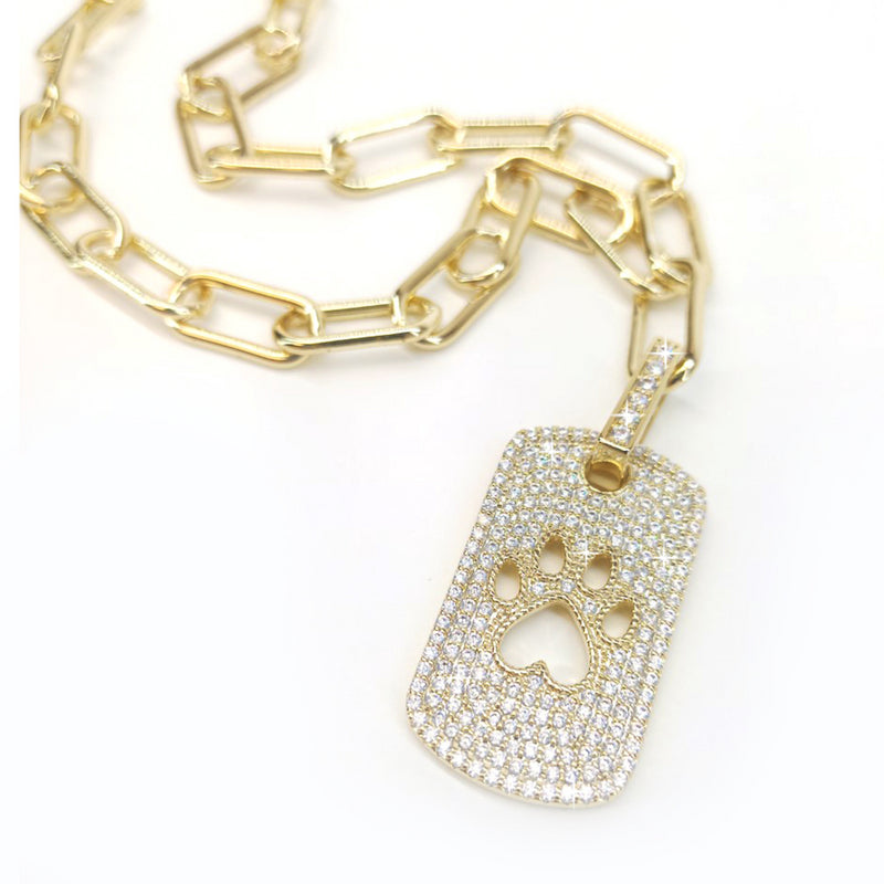 Jacqueline Kent: Unconditional Love Paw Necklace