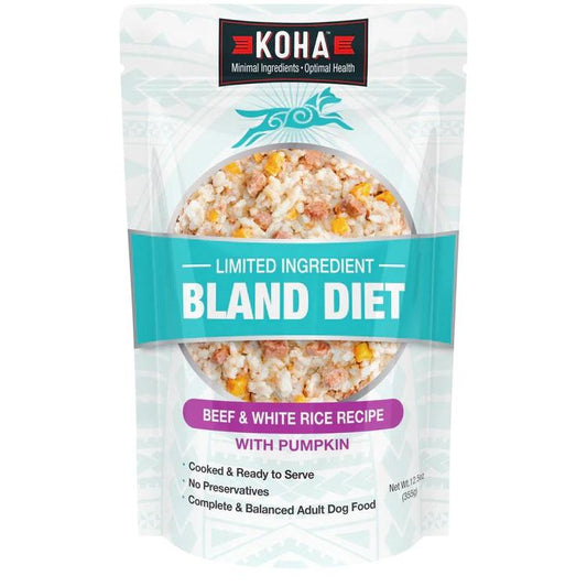 Koha Limited Ingredient Bland Diet Beef and White Rice Recipe With Pumpkin