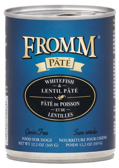 Fromm Wet Dog Food - Grain Free Whitefish & Lentil-Case of 12