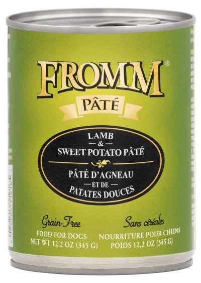 Fromm Wet Dog Food - Grain Free Lamb & Sweet Potato-Case of 12