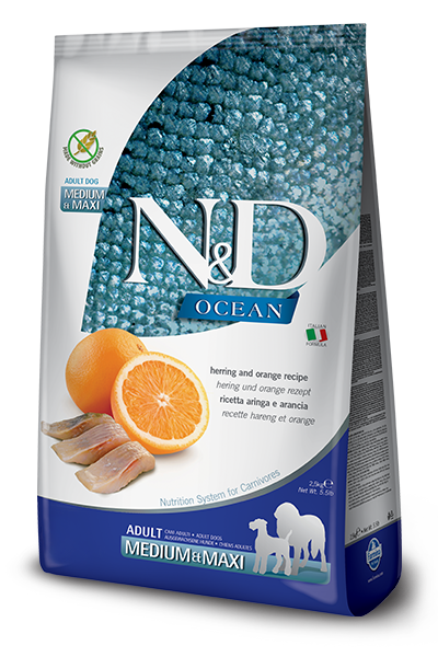 Farmina N&D Ocean Herring & Orange recipe