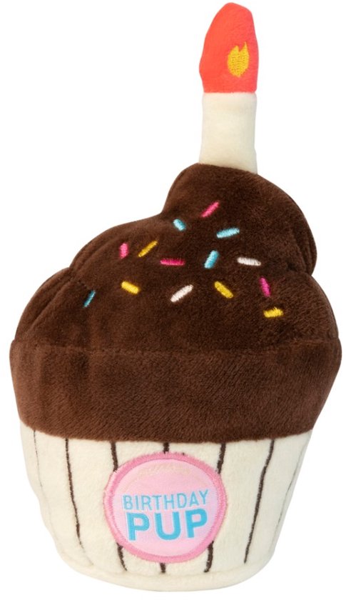 FuzzYard: Birthday Cupcake Plush Dog Toy