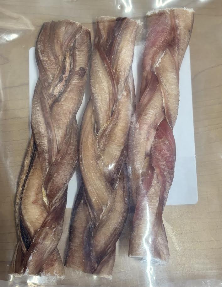 Pawradise: 6" Braided Bully Stick 3 Pack