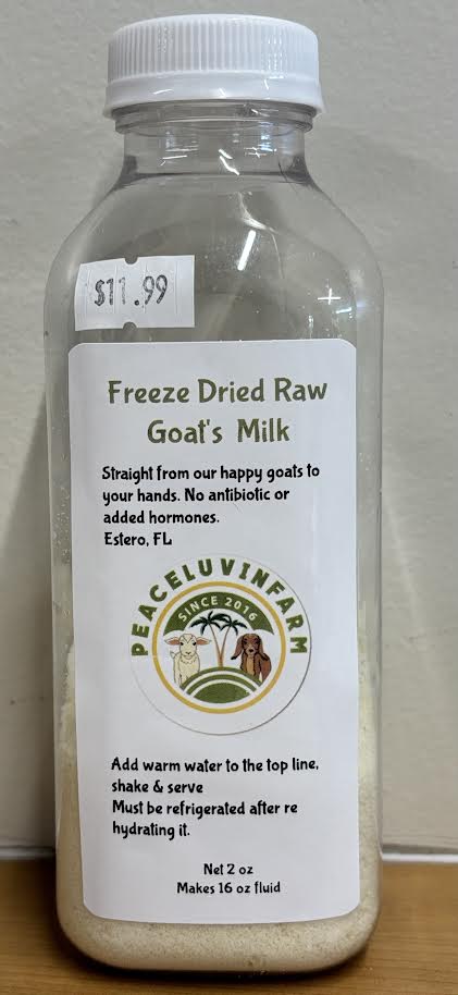 Peaceluvin'  Farm Freeze Dried Milk 2oz
