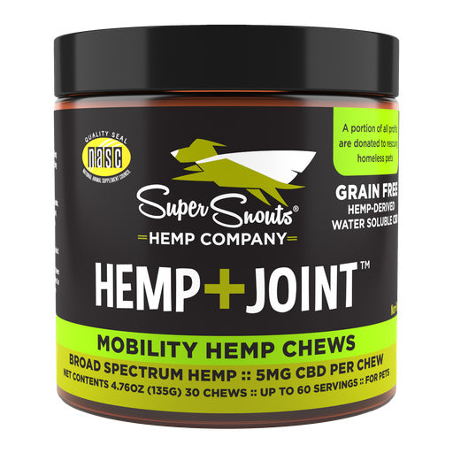 Diggin' Your Dog Supplement Super Snouts GF CBD Soft Chew Hemp+Joint 30 ct