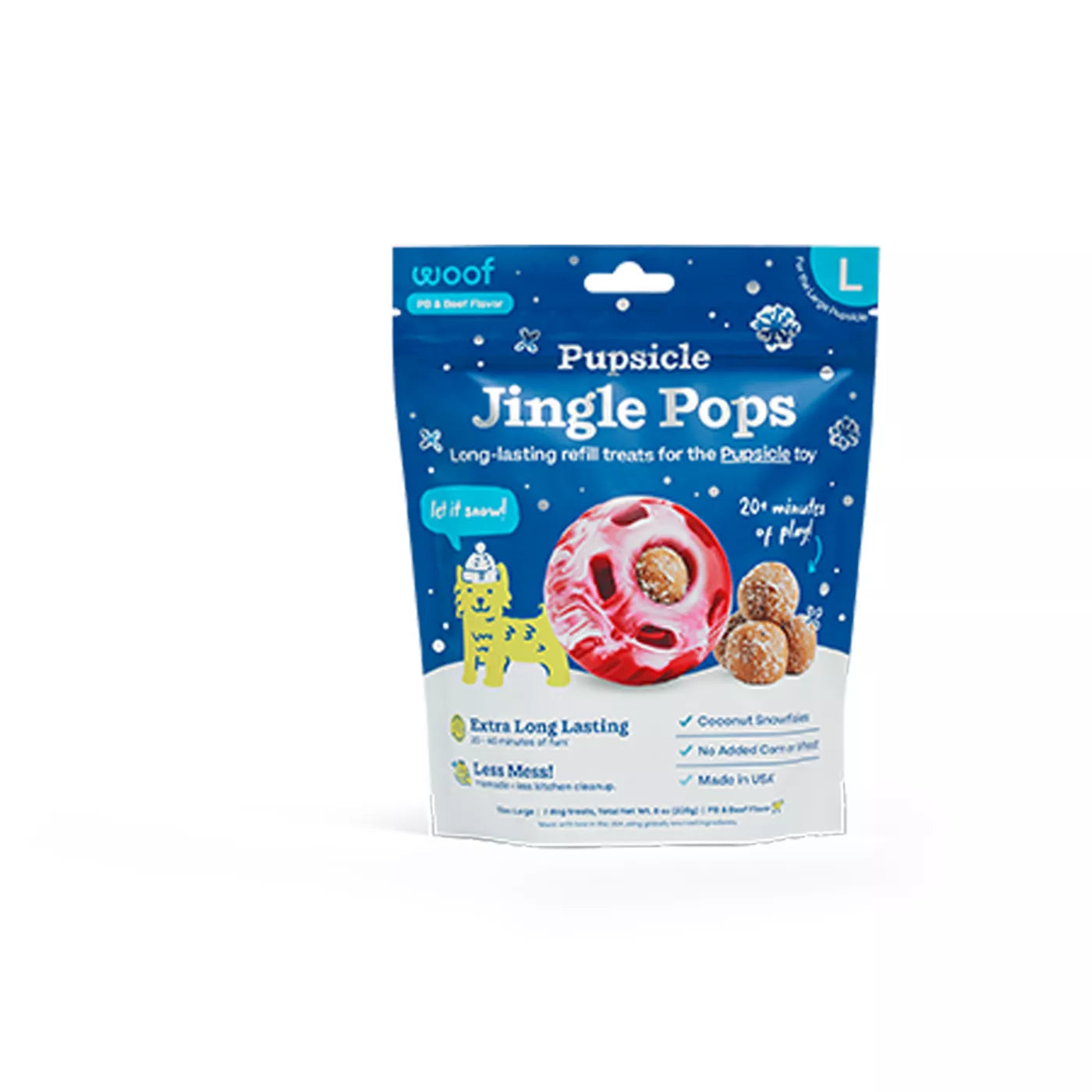 Woof Pupsicle Jingle Pops PB & Beef Flavor