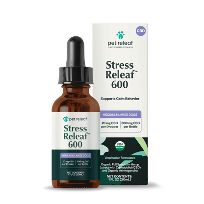 USDA Organic Stress Pet Releaf CBD Oil for Dogs