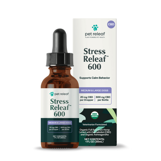 USDA Organic Stress Pet Releaf CBD Oil for Dogs