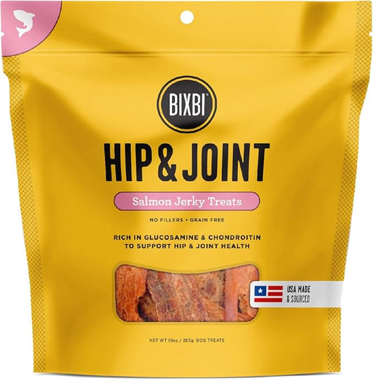 Bixbi Hip & Joint Salmon Jerky Treats 10 oz
