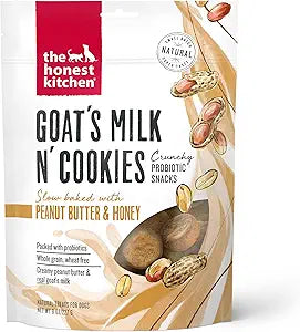 Honest Kitchen Goat's Milk Cookies Peanut Butter Honey 8 oz