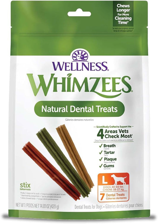 Wellness Whimzees Stix Large 14.81 oz
