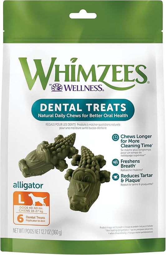 Wellness Whimzees Alligator Large 12.7 oz
