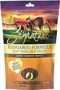 Zignature Kangaroo Formula Soft Moist Dog Treats 4 oz