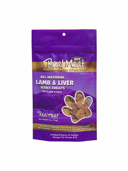 Real Meat Lamb and Liver Jerky Treats 12 oz.
