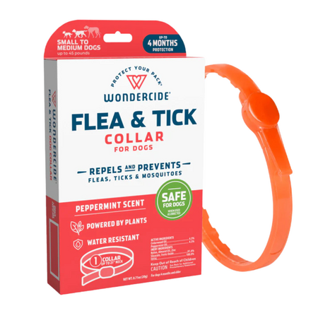 Wondercide Flea & Tick Collar For Small/Medium Dogs Peppermint 3 Pack