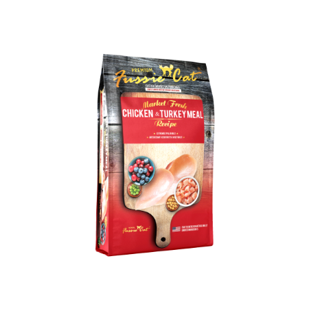 Fussie Cat Dry Market Fresh Chicken & Turkey 10#
