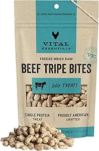 Vital Essentials Freeze-Dried Raw Protein Beef Tripe Bites