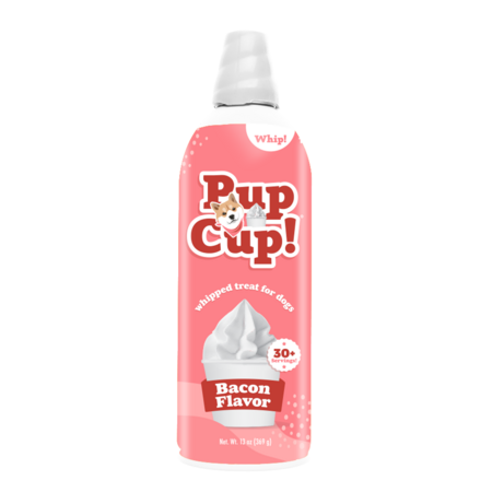 Pup Cup: Whipped Treats for Dogs - Whipped Bacon 13oz Can