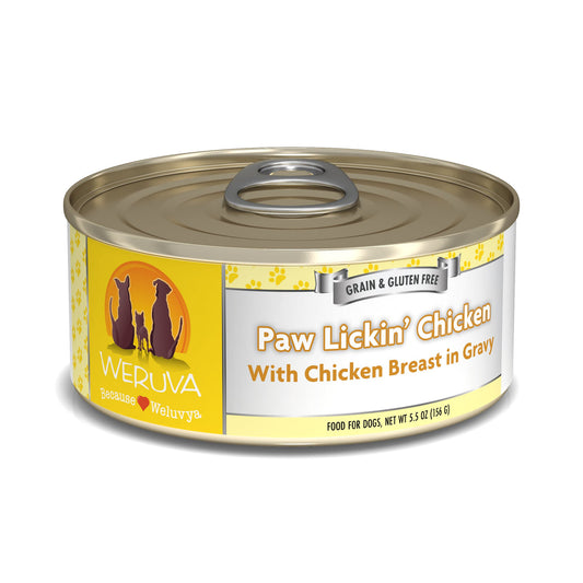 Weruva Paw Lickin' Chicken With Chicken Breast In Gravy 5.5 oz