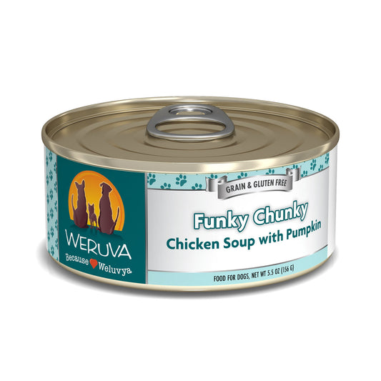 Weruva Funky Chunky Chicken Soup with Pumpkin 5.5 oz