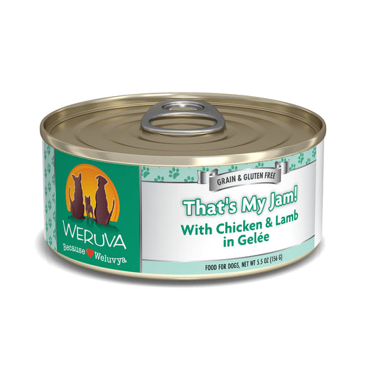 Weruva That's My Jam! With Chicken & Lamb in Gelee 5.5 oz